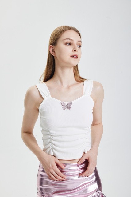Lace strap top