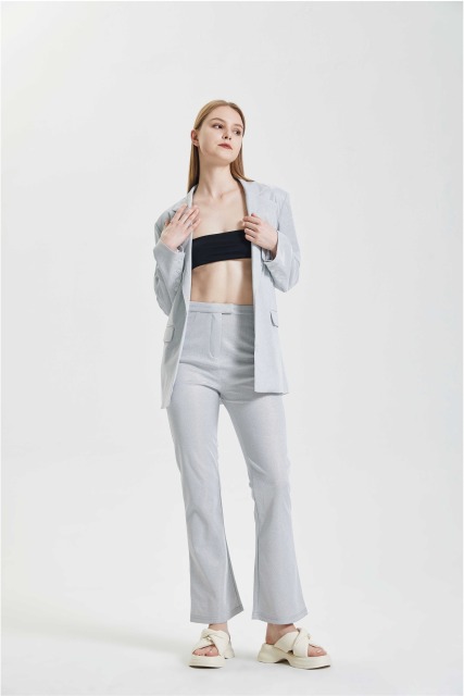Suit, coat, underwear, straight leg pants set