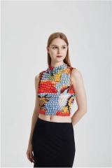 Long sleeved buttocks with split texture long skirt