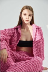 Suit, coat, underwear, straight leg pants set
