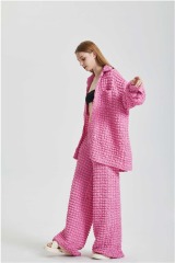 Suit, coat, underwear, straight leg pants set