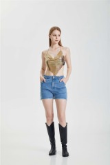 Suspender neck vest top