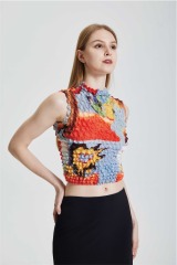 Long sleeved buttocks with split texture long skirt