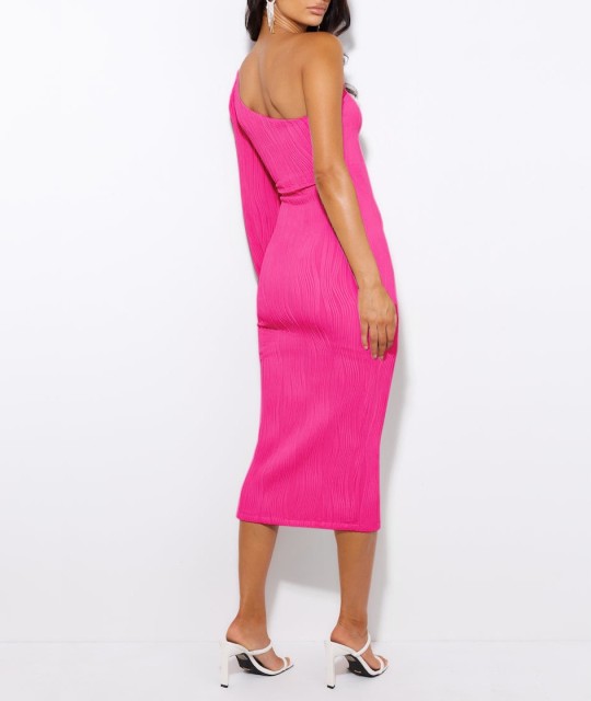 Lantern Sleeve Hollowed Out Evening Dress