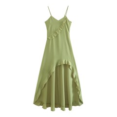 Ruffle Hem Sling Skirt