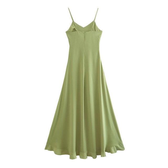 Ruffle Hem Sling Skirt