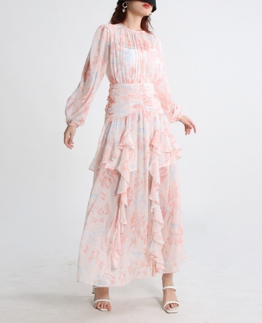 High Waisted Ear Fringed Dress
