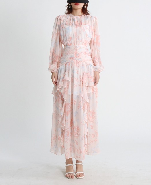 High Waisted Ear Fringed Dress