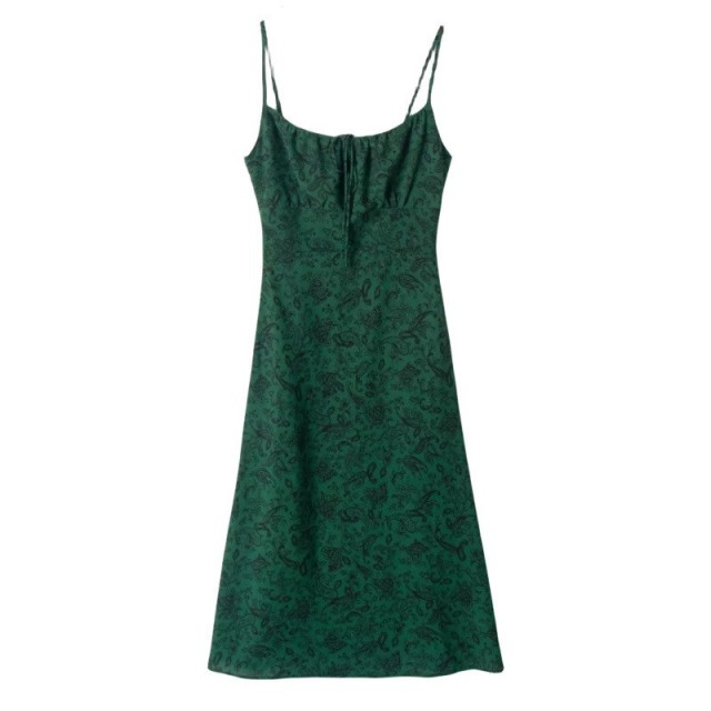 Printed Strap Dress