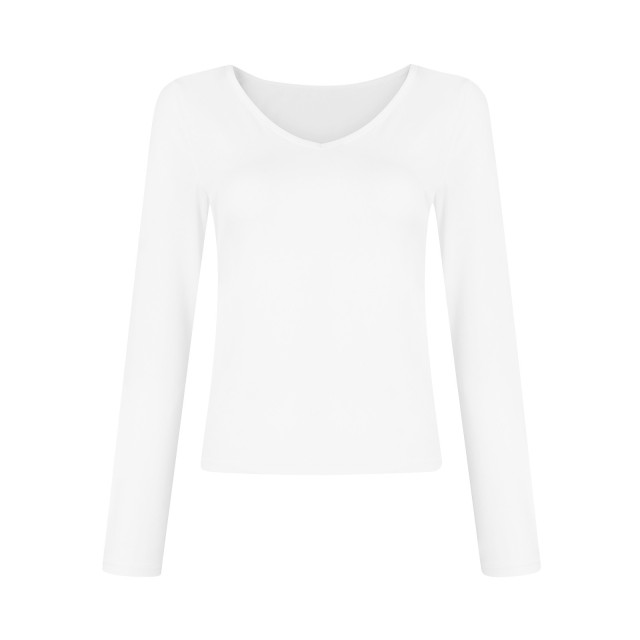 V-neck Long Sleeved Versatile Top