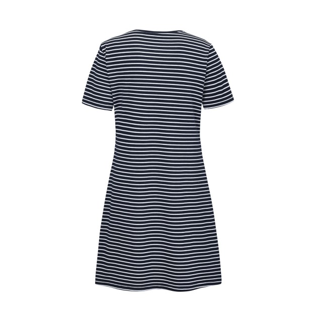 Striped Multifunctional Short Sleeved Dress