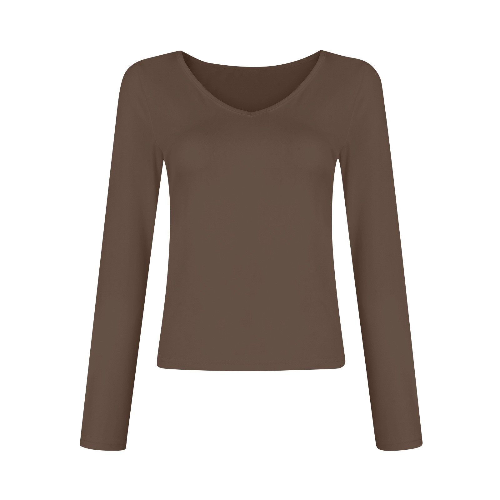 V-neck Long Sleeved Versatile Top