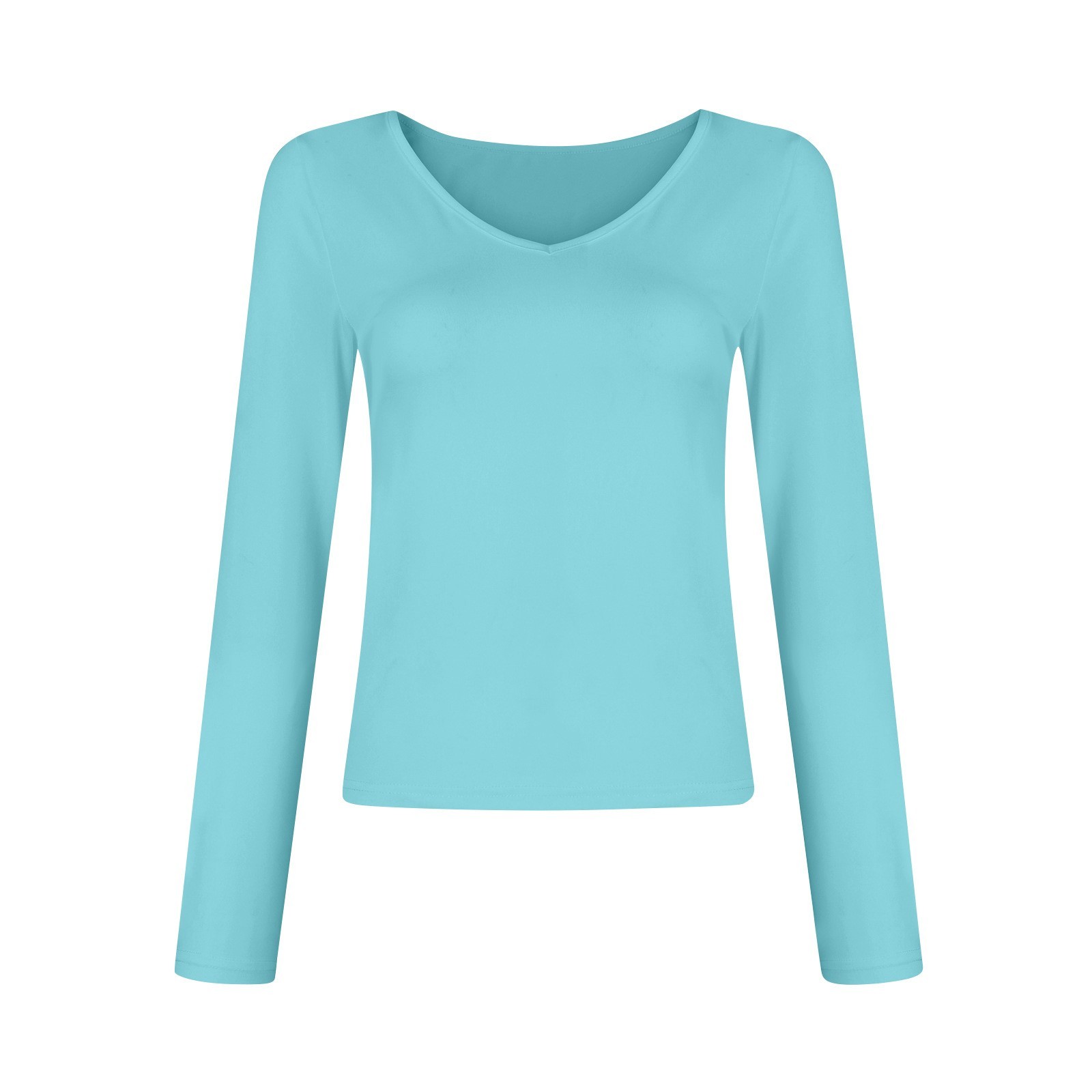 V-neck Long Sleeved Versatile Top