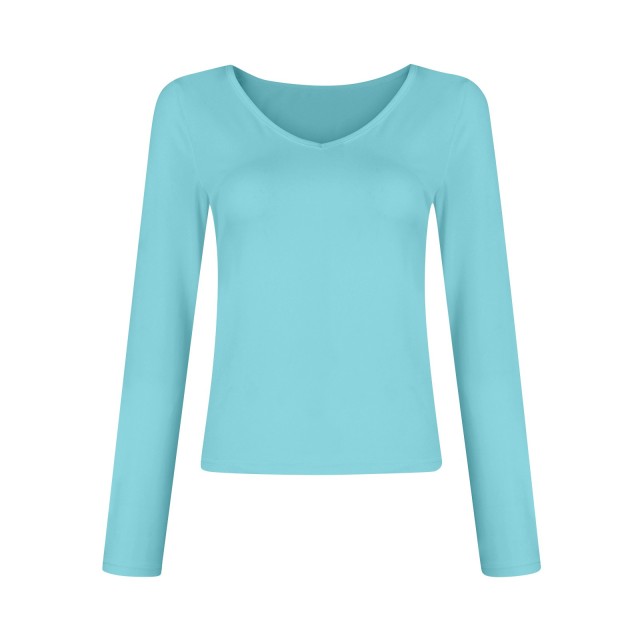 V-neck Long Sleeved Versatile Top