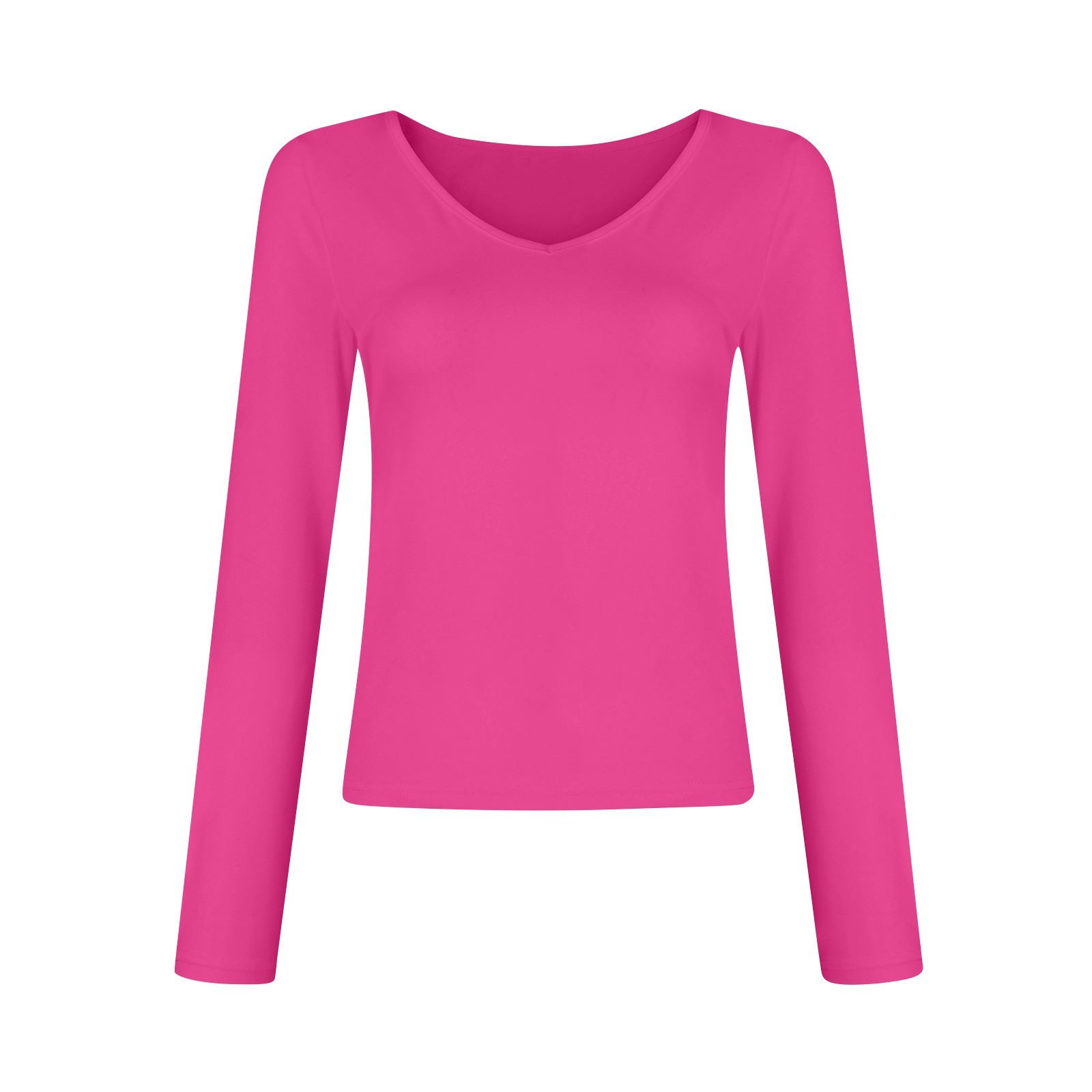 V-neck Long Sleeved Versatile Top