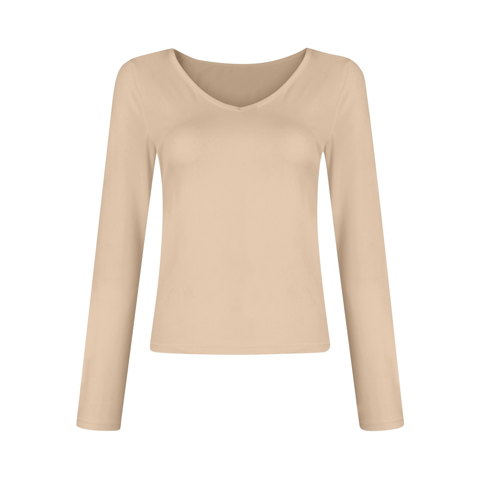 V-neck Long Sleeved Versatile Top