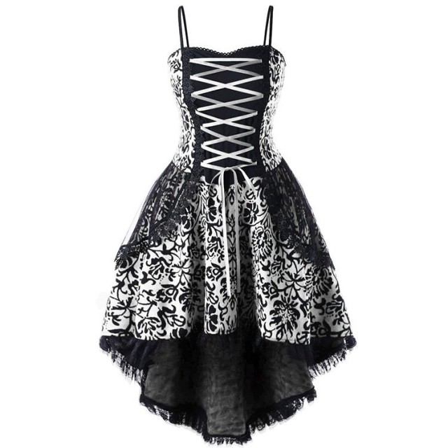 Vintage Lace Strap Dress