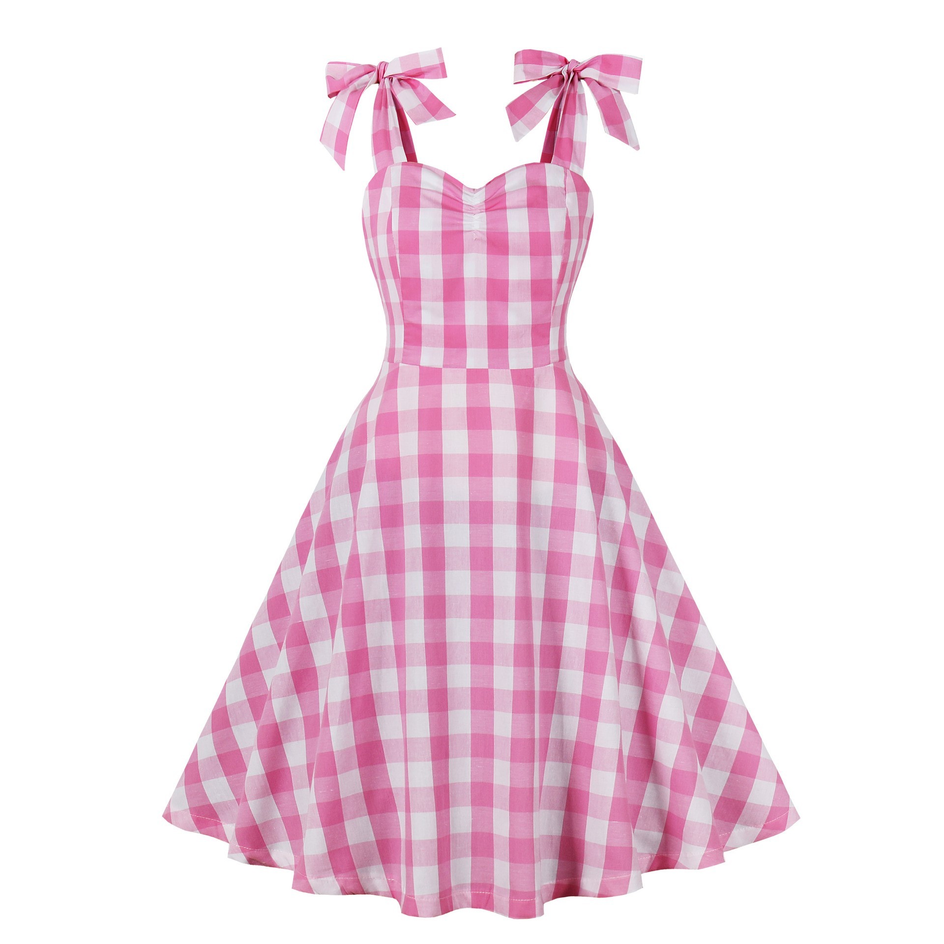 Sweet Strap Bow Dress