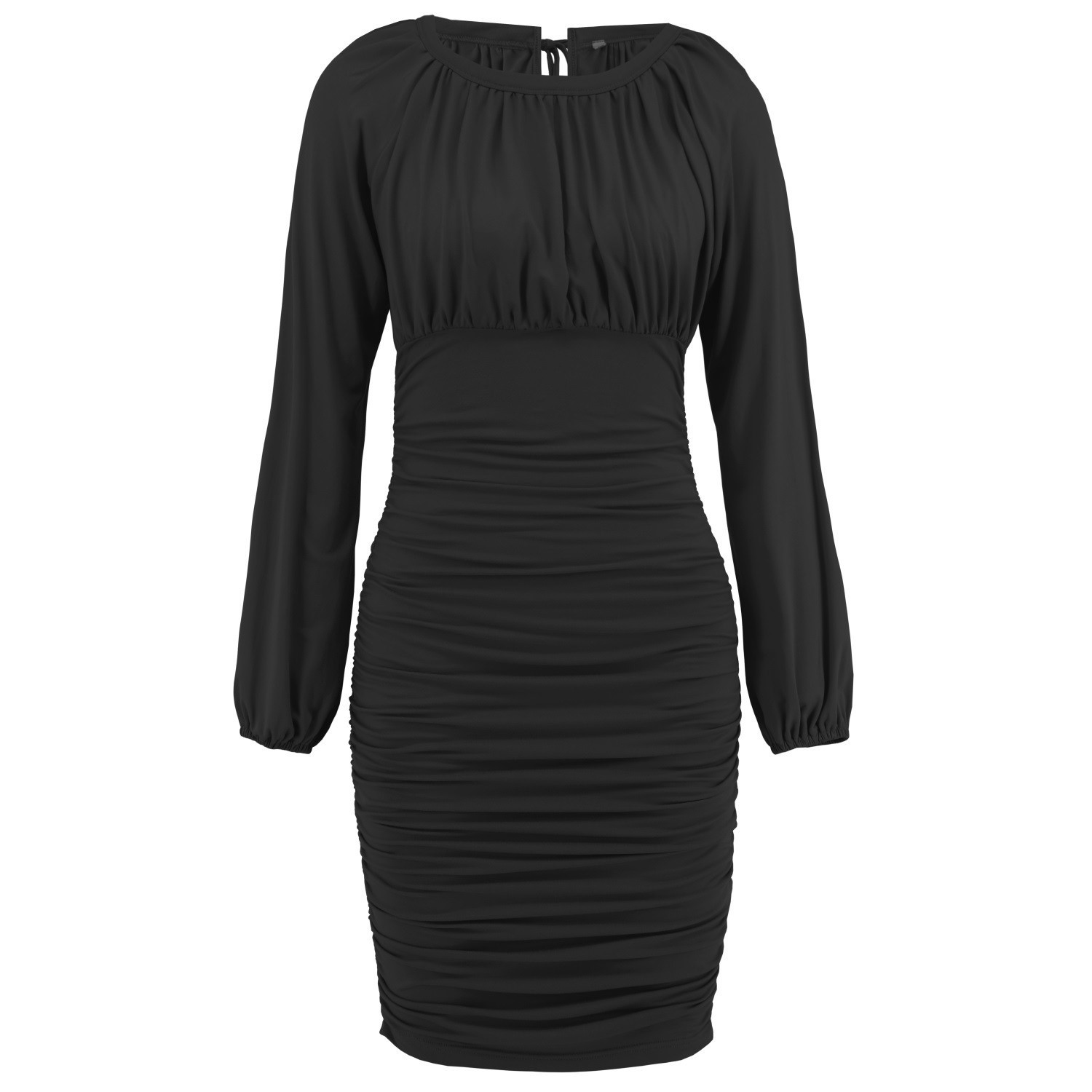 Lace up Long Sleeved Dress