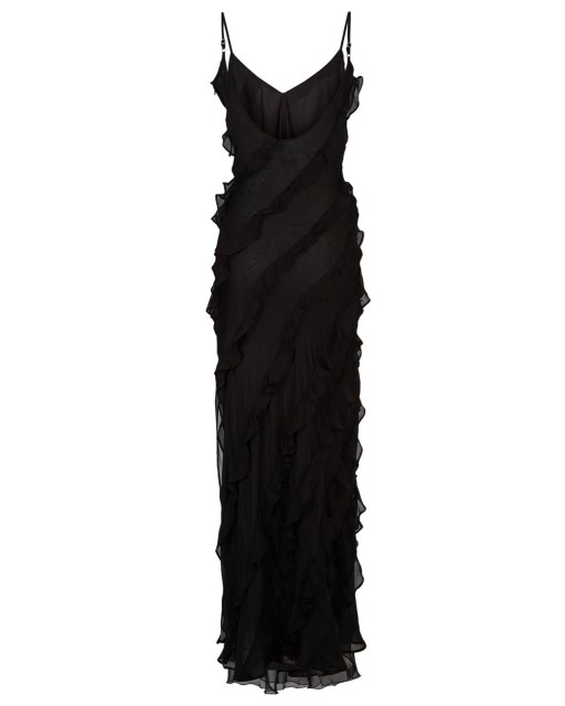 Split Slim Slim Slim Strap Dress