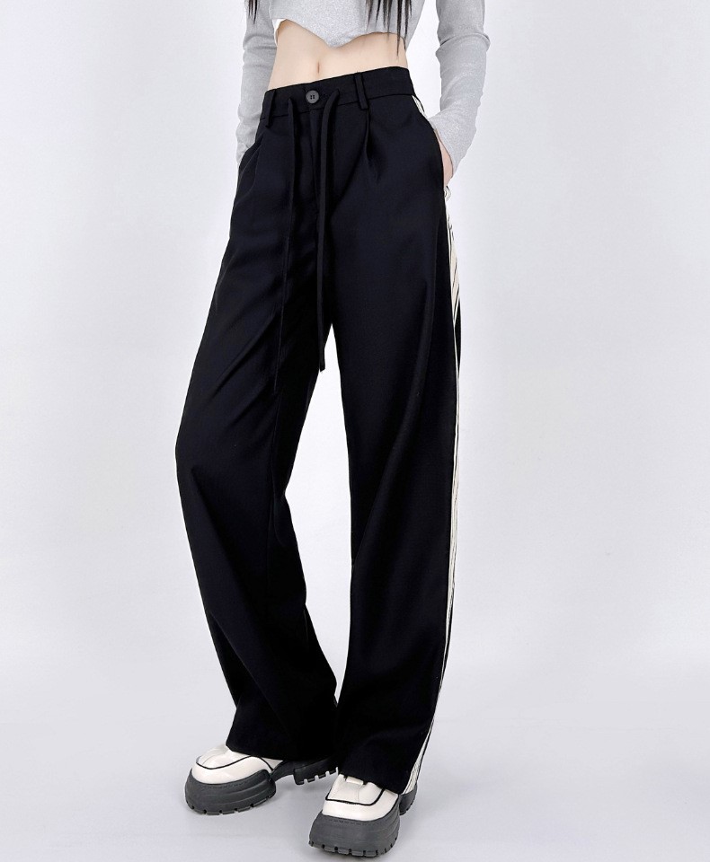 High Waisted Straight Leg Pants