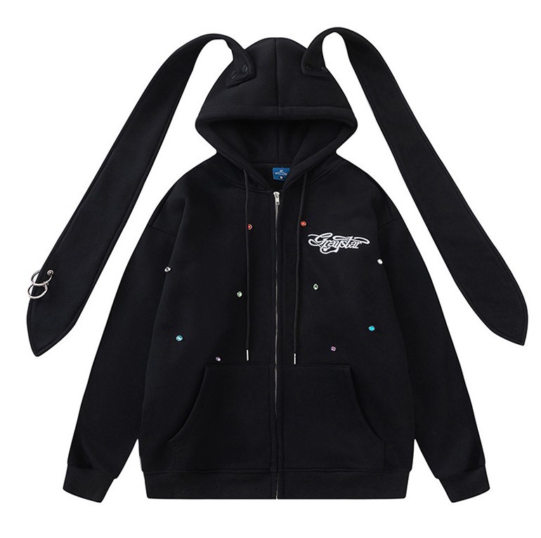 Vintage Rabbit Ear Hoodie
