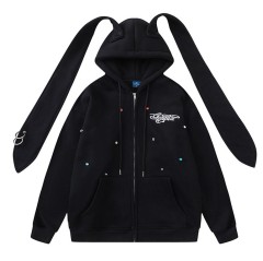 Vintage Rabbit Ear Hoodie
