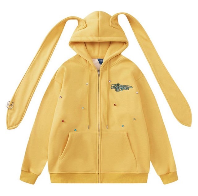 Vintage Rabbit Ear Hoodie