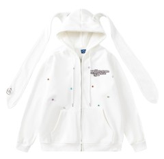 Vintage Rabbit Ear Hoodie