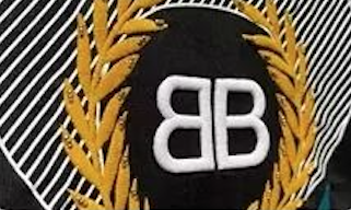 Layered three-dimensional embroidery on fashion apparel