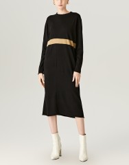 Loose Fitting Color Matching Dress