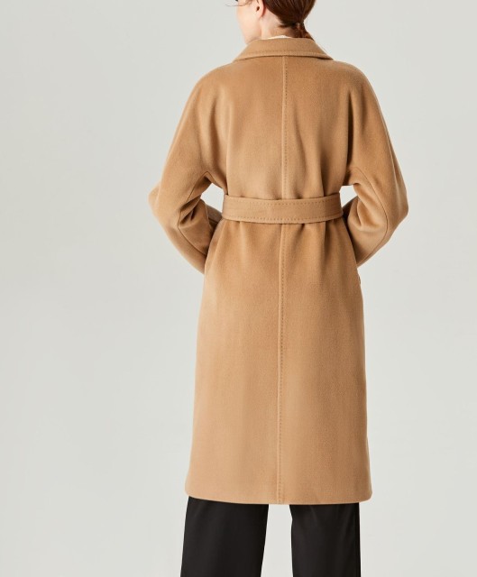 Double Layer Collar Lining Waistband Coat