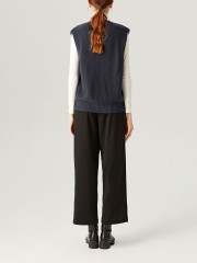 V-neck Wool Vest Sweater