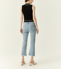 Sleeveless Contrast Top