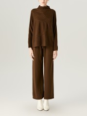 Front Long Back Short Wool Sweater