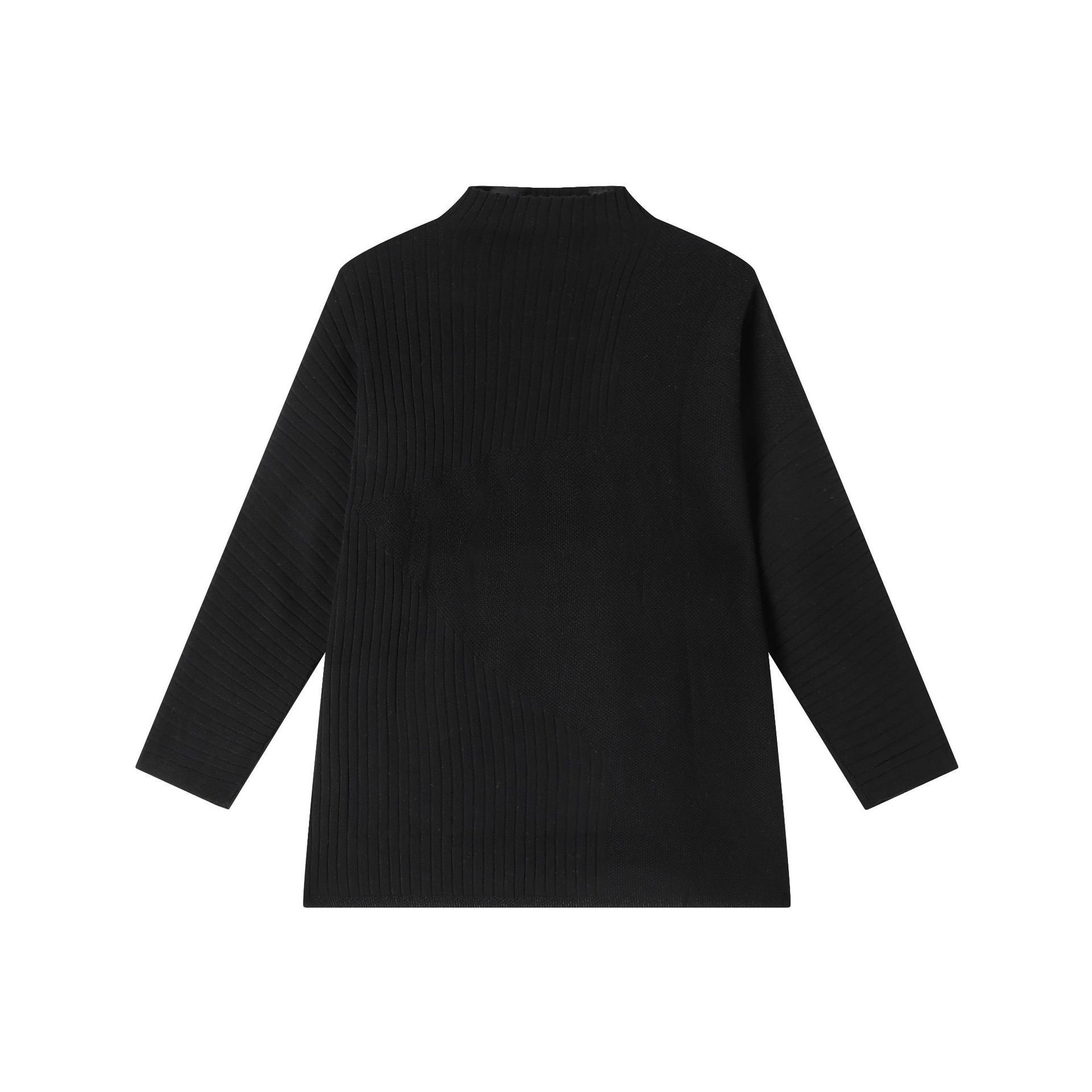 Front Long Back Short Wool Sweater