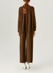 Front Long Back Short Wool Sweater