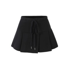 Drawstring Tied Skirt