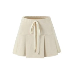 Drawstring Tied Skirt