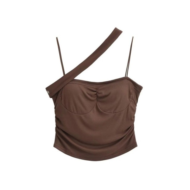 Diagonal Shoulder Strap Top