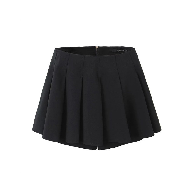 Vintage High Waisted Pleated Skirt