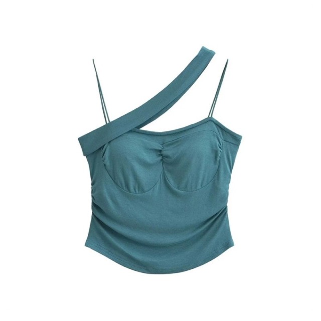 Diagonal Shoulder Strap Top