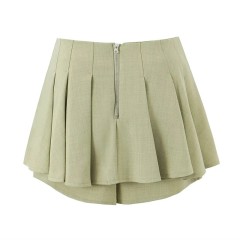 Vintage High Waisted Pleated Skirt
