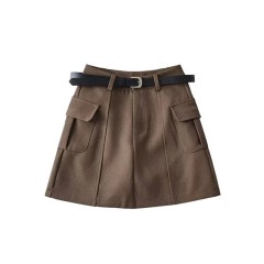 High Waistband Short Skirt