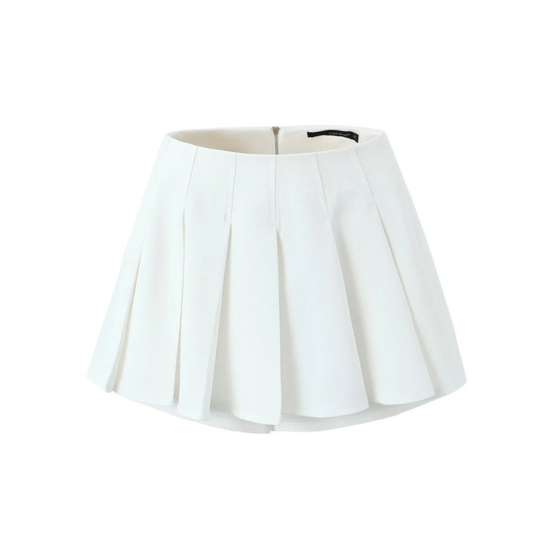 Vintage High Waisted Pleated Skirt