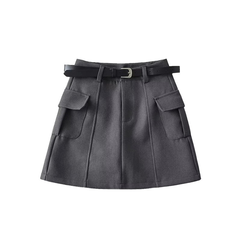 High Waistband Short Skirt