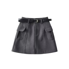 High Waistband Short Skirt