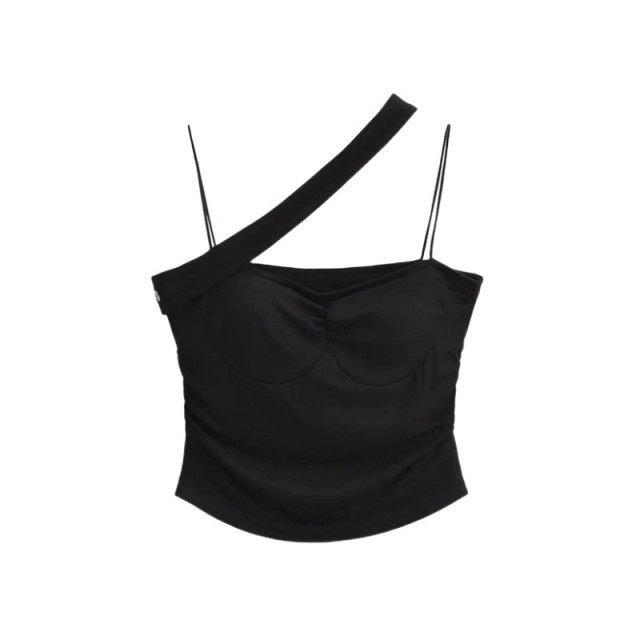 Diagonal Shoulder Strap Top