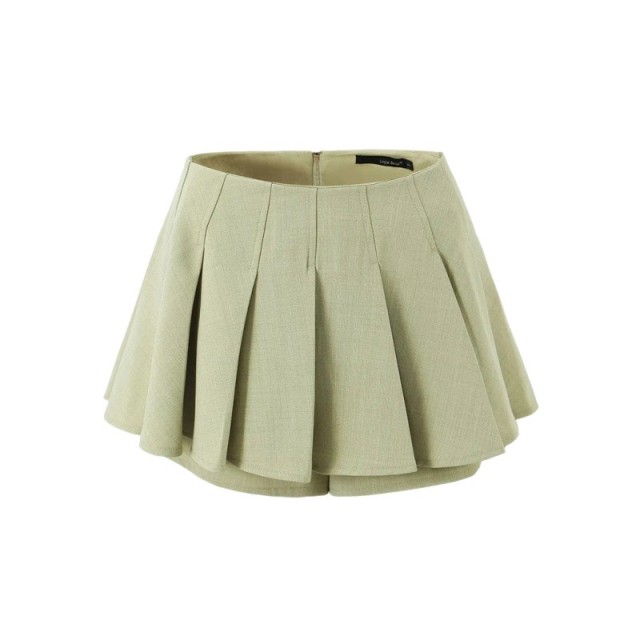 Vintage High Waisted Pleated Skirt