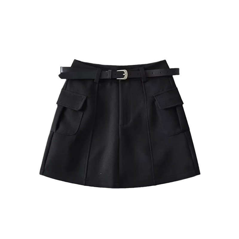 High Waistband Short Skirt